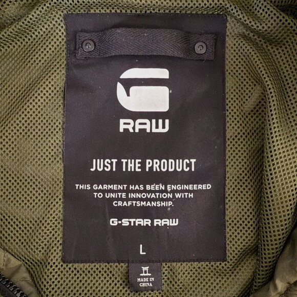 G-Star Raw Rovic Overshirt Lightweight Utility Military Jacket Green Men's Large - Picture 9 of 13